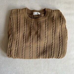 Vintage Giorgio Armani Le Colezioni cable knit sweater (Made in Italy)